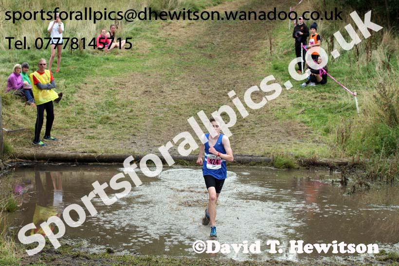 Mens under-17s Start Fitness North Eastern Harrier League, Tanfield, County Durham. Photo: David T. Hewitson/Sports for All Pics